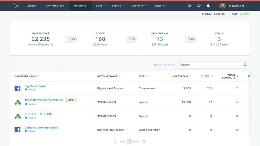 Extended announcement reports_Hubspot
