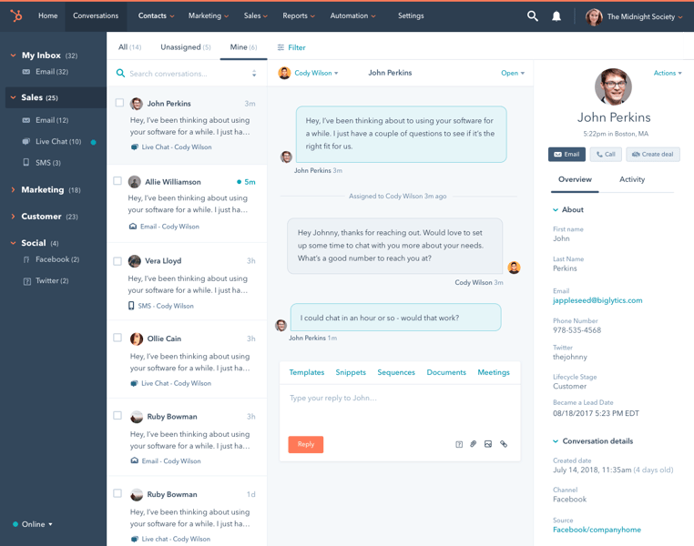 HubSpot Omnicanal