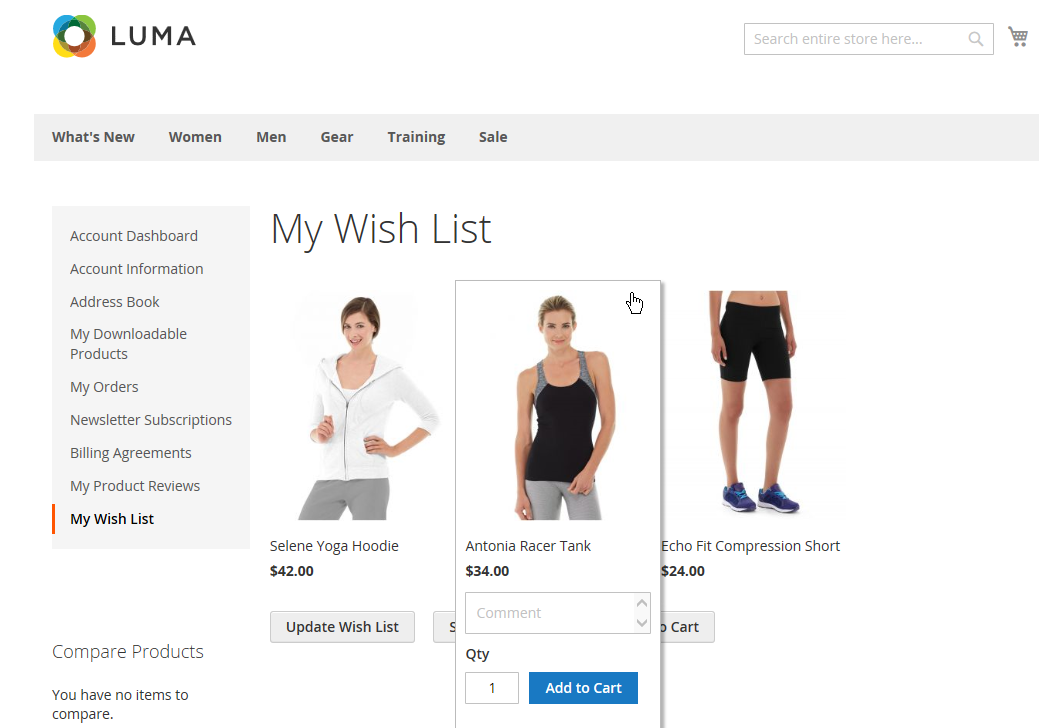 Wishlist_Magento