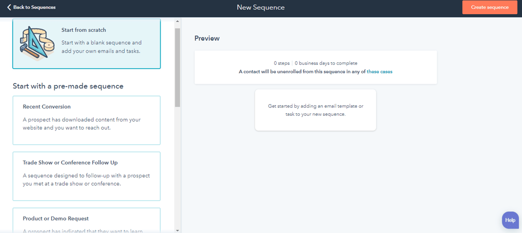 Creacion sequences_HubSpot