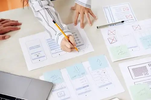 good UX in website and web application development