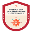 HubSpot CRM Implementation Accreditation earned by ICX Consulting