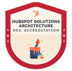 HubSpot Solutions Architecture Design Accreditation earned by ICX Consulting