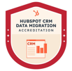 HubSpot Data Migration Accreditation earned by ICX Consulting