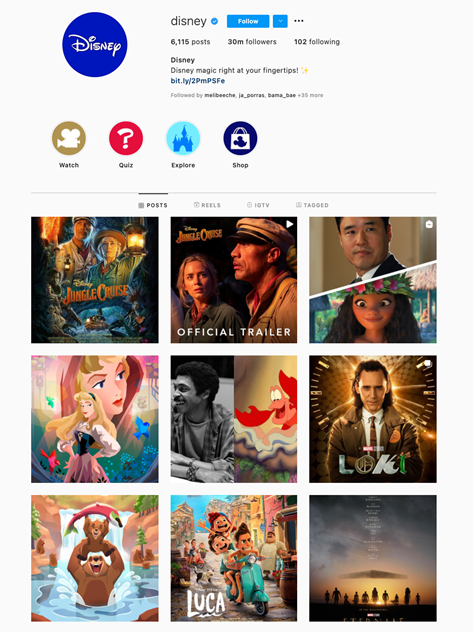 Instagram Disney